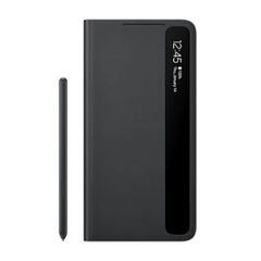  Bao da Galaxy S21 Ultra Nắp Gập Clear View kèm S-Pen Samsung Đen 