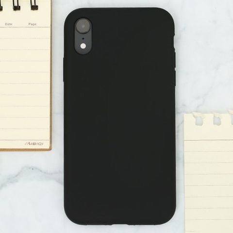 Ốp lưng iPhone XR Nhựa dẻo Ultra Slim Silicone Case JM đen