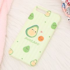  Ốp lưng iPhone 7 Plus/ 8 Plus Nhựa dẻo Glossy IMD Luggage OSMIA CKTG190602 Quả bơ 