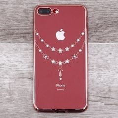  Ốp lưng iPhone 7 Plus - 8 Plus nhựa dẻo electroplate with diamond OSMIA CK170802 