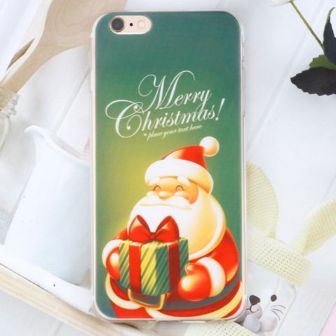 Ốp lưng iPhone 6 - 6s Plus Nhựa dẻo in Noel