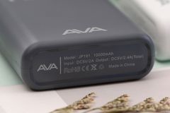  Pin sạc dự phòng Polymer 10000mAh AVA PJ JP191 Xám 