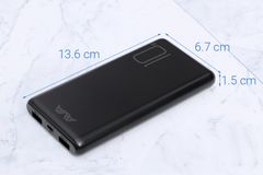  Pin sạc dự phòng Polymer 10000mAh AVA PJ JP196 Đen 