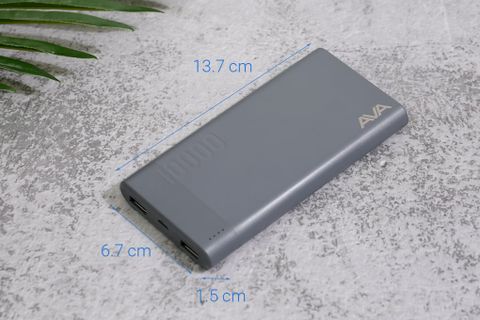 Pin sạc dự phòng Polymer 10000mAh AVA PJ JP207 Hồng