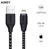 Cáp Lightning MFI 1.2 m AUKEY CB-AL1 Đen