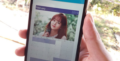Tạo lịch năm bằng ảnh ngay trên chiếc smartphone của bạn