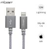 Cáp Lightning MFI 1m Mbest DS949-WB Xám