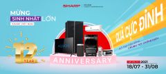  Sharp 12 năm mừng sinh nhật lớn - quà cực đỉnh 