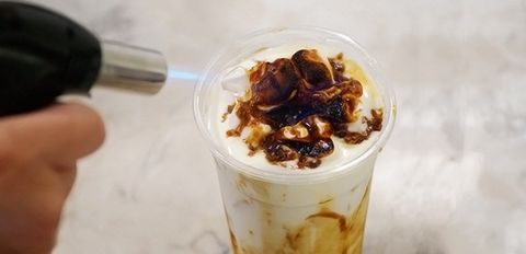 Cách làm sữa tươi kem cháy trân châu đường đen béo ngậy cực dễ làm