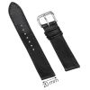 Dây da đồng hồ DVM1K1 Đen size 20mm