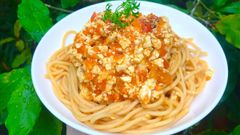  Cách làm mì Ý chay sốt cà chua đậu hũ, thơm ngon đơn giản tại nhà 