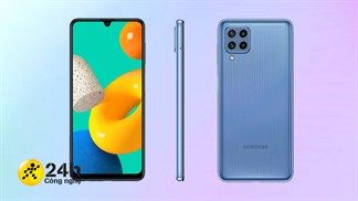 Thiết kế Galaxy M32 được xác nhận qua ảnh render: Mặt lưng kẻ sọc độc đáo, 3 màu sắc trẻ trung
