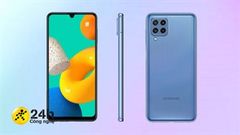  Thiết kế Galaxy M32 được xác nhận qua ảnh render: Mặt lưng kẻ sọc độc đáo, 3 màu sắc trẻ trung 
