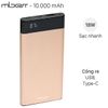 Pin sạc dự phòng Polymer 10.000mAh Type C PD QC3.0 Mbest DS506-WB Gold