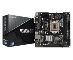  Mainboad Asrock H310cm-dvs Ddr4 (Vga, Dvi) (Intel) 