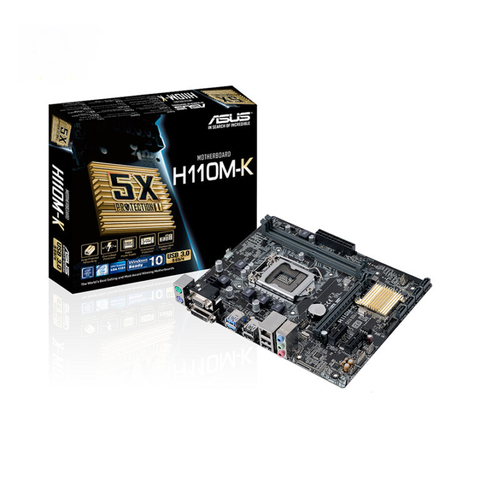 Mainboard Asus H110M-K (Intel H110, Socket 1151, mATX, 2 khe RAM DDR4)
