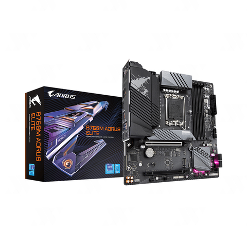 Mainboard Gigabyte B760M AORUS ELITE (Intel B760, Socket LGA1700, Micro ATX, 4 khe RAM DDR5)