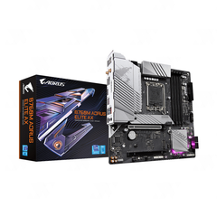  Mainboard Gigabyte B760M AORUS ELITE AX (Intel B760, Socket LGA1700, Micro ATX, 4 khe RAM DDR5) 