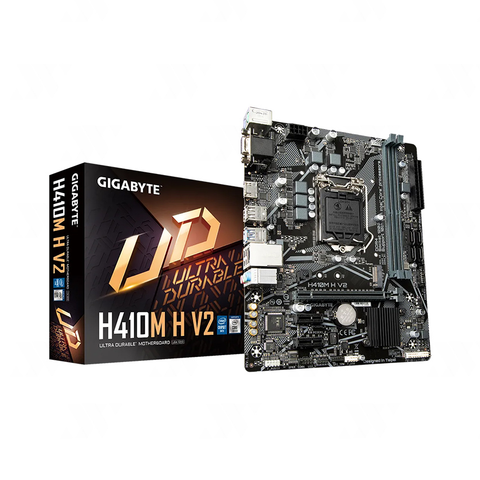 Mainboard Gigabyte H410M H V2 (Intel H470, Socket LGA1200, Micro ATX, 2 khe RAM DDR4)