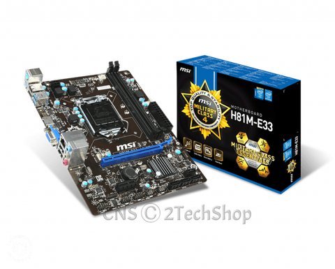 Mainboard Msi – Intel H81m-e33