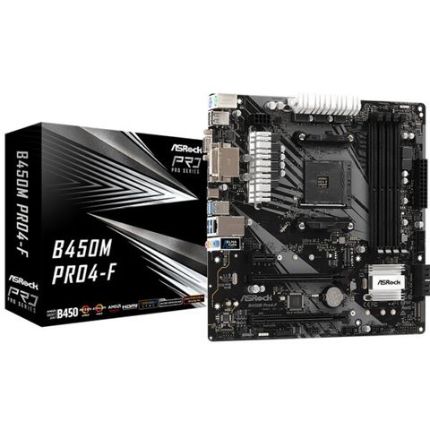 Mainboard Asrock B450m Pro4-f (amd)