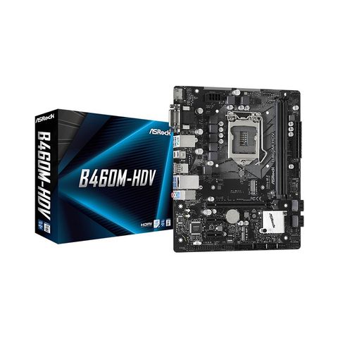 Mainboard Asrock B460m-hdv (intel B460, Socket 1200)