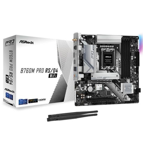Mainboard Asrock B760m Pro Rs/d4 Wifi – Socket 1700