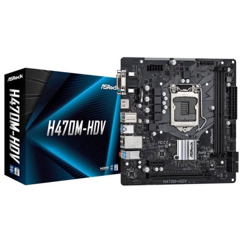 Mainboard Asrock H470m – Hdv – Socket 1200