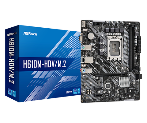 Mainboard Asrock H610m-hdv/m.2 Ddr4