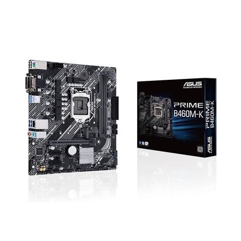 Mainboard Asus Prime B460m-k (intel B460, Socket 1200, M-atx, 2 Khe)