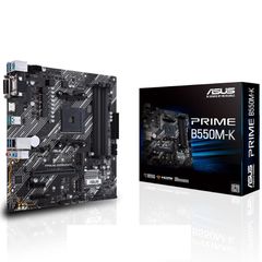 Mainboard Asus Prime B550m-k (amd B550, Socket Am4,m- Atx, 4 Khe) 