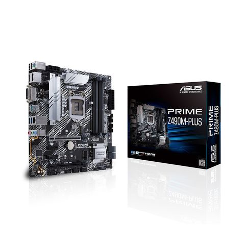 Mainboard Asus Prime Z490m-plus (intel Z490, Socket 1200, M-atx)