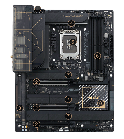 Mainboard Asus Proart Z790-creator Wifi