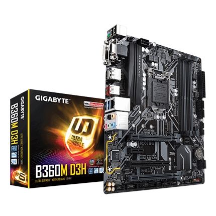 Mainboard Gigabyte B360m-d3h