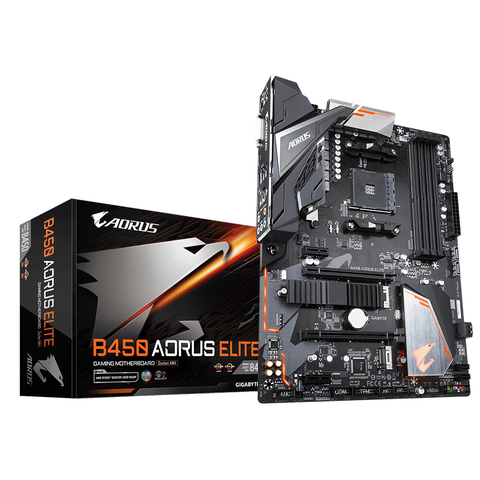 Mainboard Gigabyte B450m Aorus Elite (rev. 1.x) – Socket Am4