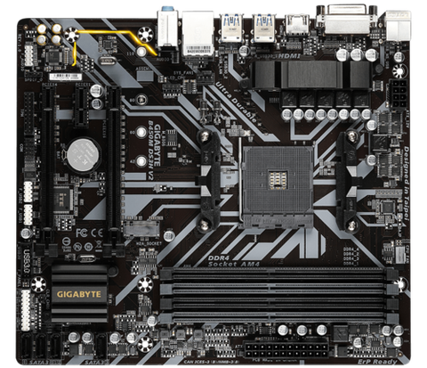 Mainboard Gigabyte B450m Ds3h V2