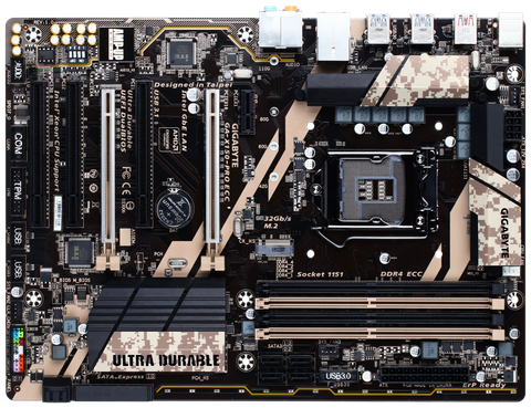 Mainboard Gigabyte X150 PRO ECC rev 1.0 C232 - Socket 1151