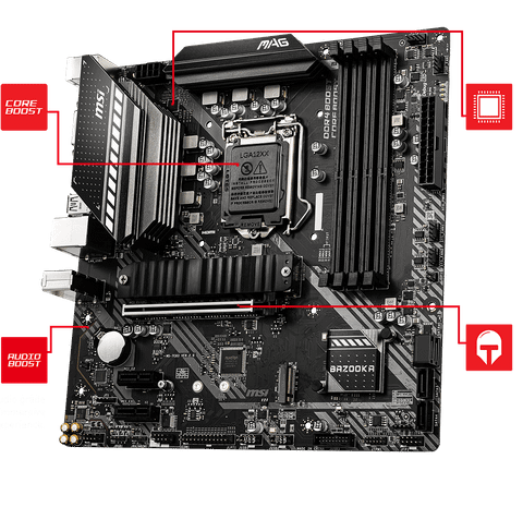 Mainboard Msi Mag B560m Bazooka