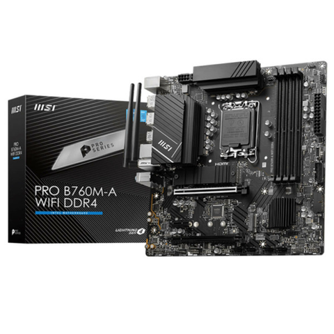 Mainboard Msi Pro B760m-a Wifi Ddr4 – Socket 1700