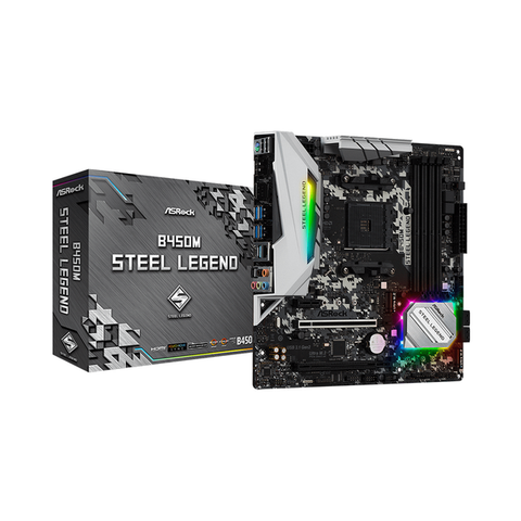Mainboard Pc Asrock B450m Steel Legend
