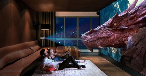 Màn chiếu phim 3D, FullHD 133 inch - HDFilm133