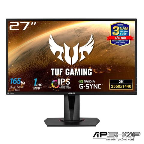 Màn Hình Asus Tuf Vg27aq  - 165hz 1ms 2k