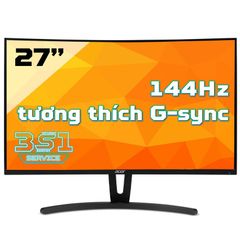  Màn Hình Acer Ed273a (27 Inch/fhd/va/144hz/250 Cd/m²/vga dvi hdmi 