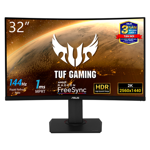 Màn Hình Asus Tuf Vg32vq 31.5 Inch 2560x1440 144hz 1ms