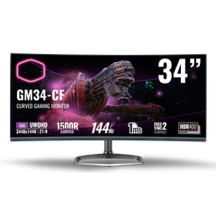  Màn hình Cooler Master GM34-CW 34Inch 1Ms 144Hz Curved 