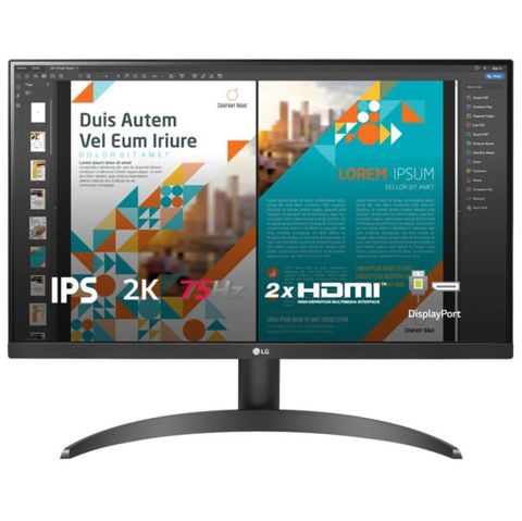 Màn Hình Lg 24qp500-b – 24 Inch 2k Ips / Amd Freesync™ / Hdr10