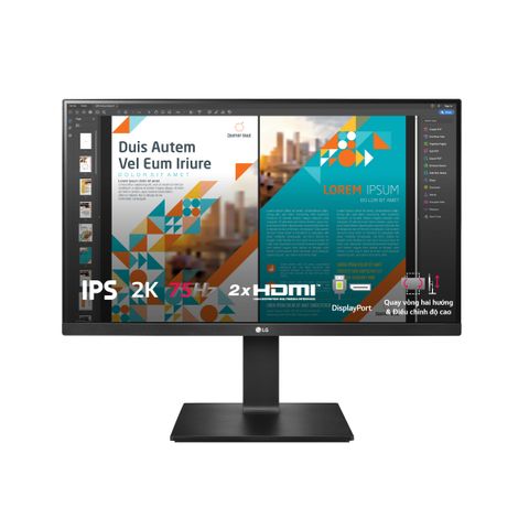 Màn Hình Lg 24qp550-b | 23.8 Inch | Qhd | Ips | 75hz | 5ms