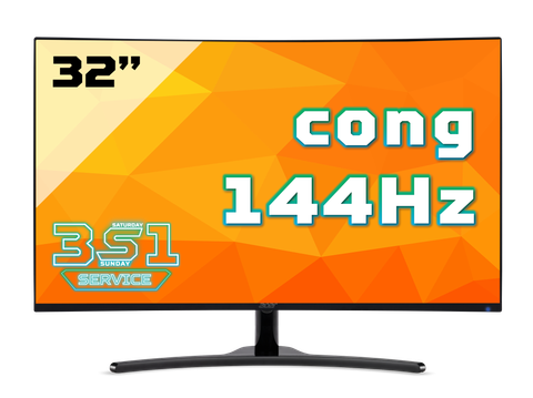 Màn Hình Máy Tính Acer Ed322qrp Um.je2ss.p01 31.5 Inch Full Hd 144hz