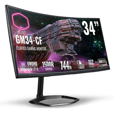 Màn Hình Máy Tính Cooler Master Gm34-cw 34inch Uwqhd 144hz Gaming