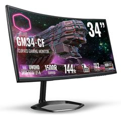  Màn Hình Máy Tính Cooler Master Gm34-cw 34inch Uwqhd 144hz Gaming 